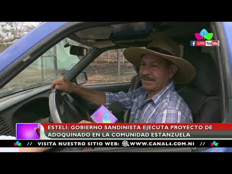 Gobierno Sandinista ejecuta proyecto de adoquinado en Estanzuela, Estelí