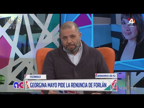 Algo Contigo - Georgina Mayo pide la renuncia de Diego Forlán
