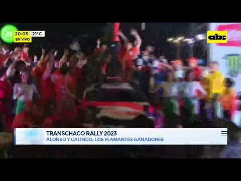 Transchaco Rally 2023: Agustín Alonso y Edgardo Galindo son los flamantes ganadores