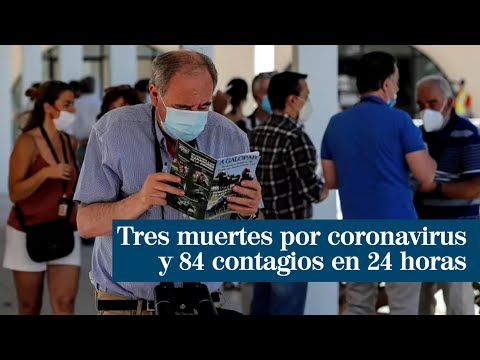 Sanidad registra tres nuevas muertes por coronavirus y 84 contagios en las últimas 24 horas