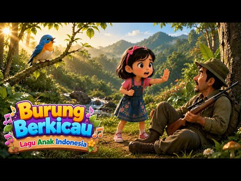 🔴 INDONESIAN CHILDREN'S SONG - LET THE BIRDS SING - PERFECT FOR TEACHING
