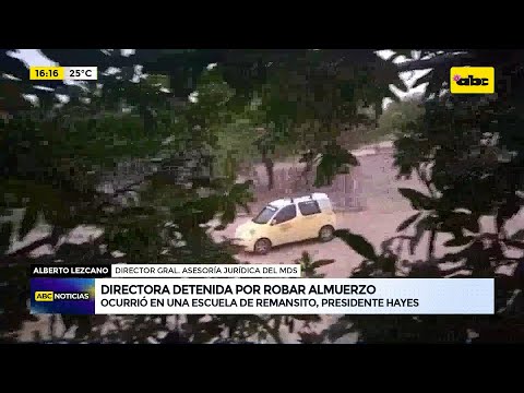 Directora detenida por presuntamente robar almuerzo escolar en escuela de Remansito