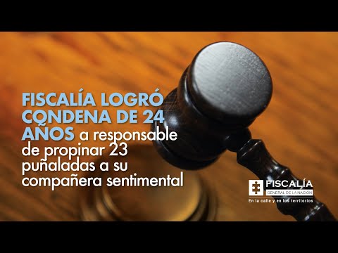 Fiscalía logró condena de 24 años a responsable de propinar 23 puñaladas a su compañera sentimental