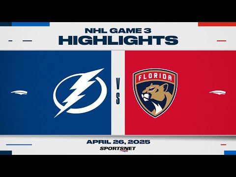 NHL Game 3 Highlights | Lightning vs. Panthers - April 26, 2025