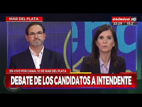 Se realizó el debate entre candidatos a intendentes en Mar del Plata