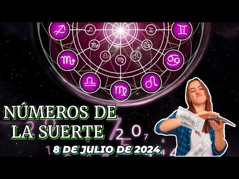 Números de la suerte - 8 - Julio 2024 - números de la abundancia – números de la suerte para hoy.