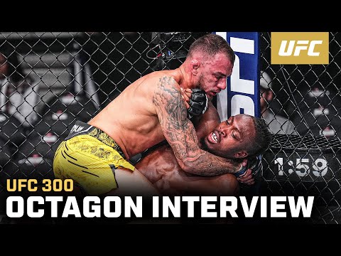 Renato Moicano Octagon Interview | UFC 300