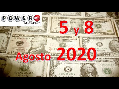 ?Como GANAR? la Lotería Powerball  (05  y  08 / 08 / 2020)