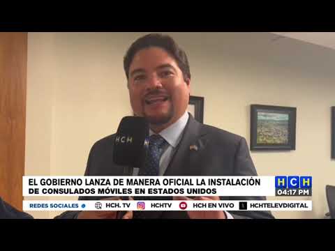 Gobierno hondureño lanza de manera oficial la instalación de ocho consulados móviles en EEUU