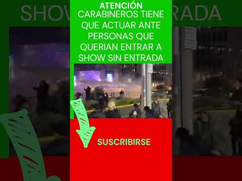 #CARABINEROS TIENE QUE ACTUAR PARA EVITAR QUE #ENTREN A #AHOW SIN #INVITACION #shorts #short