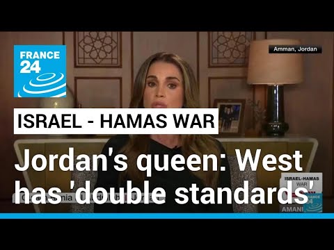 Jordan queen raps West's 'glaring double standard' on Gaza • FRANCE 24 English