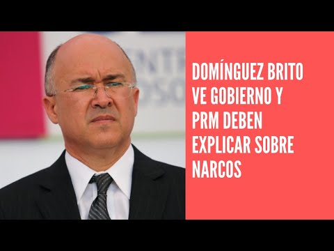Domínguez Brito ve gobierno y PRM deben explicar sobre narcos
