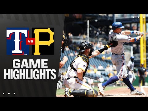 Rangers vs. Pirates Game Highlights (6/22/25) | MLB Highlights