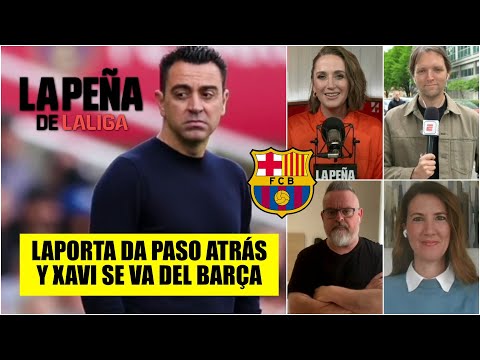 XAVI FUERA DEL BARCELONA. Laporta lo CORRE y deja a otra LEYENDA en la CALLE | La Peña de La Liga