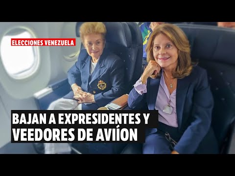 Elecciones en Venezuela: piden a expresidentes del Grupo Idea bajarse de un avión | El Espectador