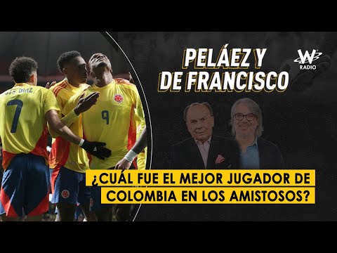 ¿Cuál fue el mejor jugador de Colombia en los amistosos?
