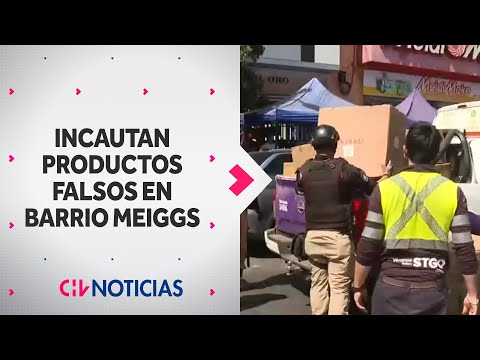 DE GAS PIMIENTA A PRODUCTOS FALSOS: Operativo en Barrio Meiggs por venta de productos falsificados