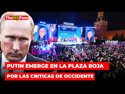 Putin Aparece en la Plaza Roja tras Criticas de Occidente | TheMXFam