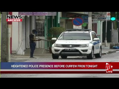 TTPS To Intensify Police Operations Two Hours Before Curfew Begins