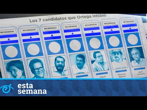 Los siete aspirantes presidenciales opositores que derrotaron a Ortega el 7 de noviembre