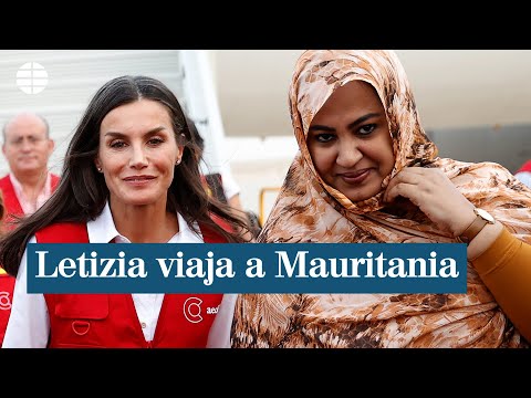 La reina Letizia viaja a Mauritania en un viaje de cooperación