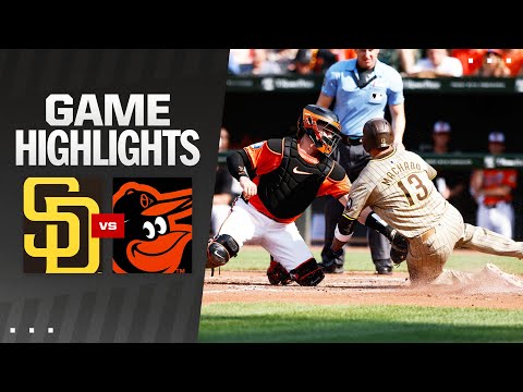 Padres vs. Orioles Game Highlights (7/27/24) | MLB Highlights