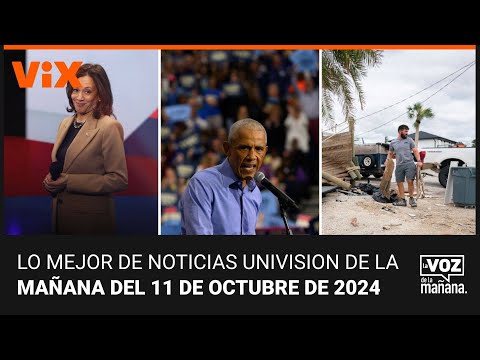 Lo mejor de Noticias Univision de la mañana | viernes 11 de octubre de 2024