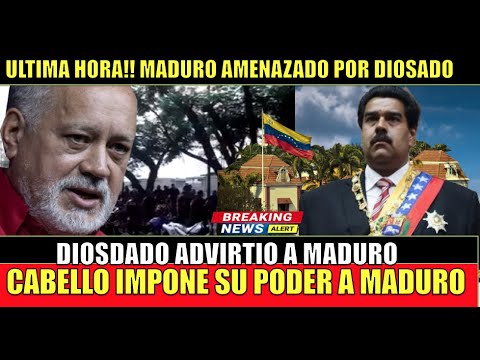 Diosdado AMENAZA a MADURO con derrocarlo
