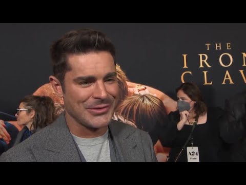At Los Angeles premiere of 'Iron Claw,' Zac Efron calls 'High School Musical'  'one of the coolest t
