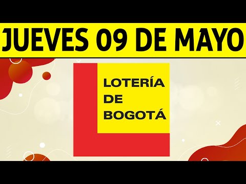 Resultados Lotería de BOGOTÁ del Jueves 9 de Mayo 2024  PREMIO MAYOR