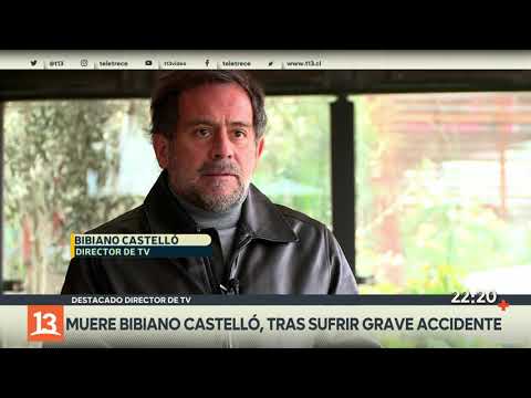 Director de TV Bibiano Castelló muere a los 58 años tras grave accidente