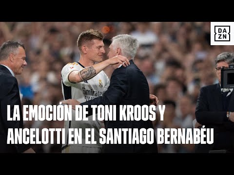 Toni Kroos y su emocionante momento con Carlo Ancelotti y el banquillo del Real Madrid #Super8