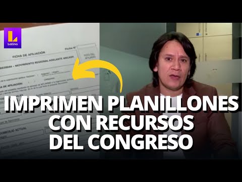 Congresista Darwin Espinoza obliga a trabajadores de su despacho a recoger firmas para nuevo partido