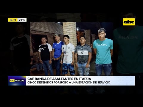 Detienen a una banda de asaltantes tras una persecución en Itapúa
