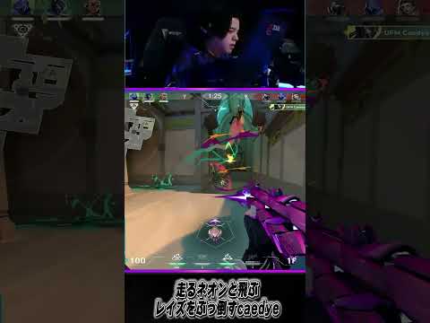 走るネオンと飛ぶレイズをぶっ倒すcaedye #valorant