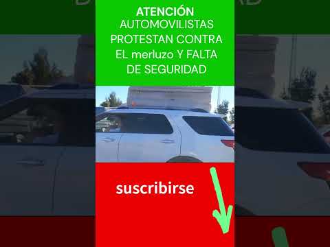 PROTESTA DE AUTOMOVILISTAS Y CAMIONEROS EN FREIRE POR FALTA DE SEGURIDAD