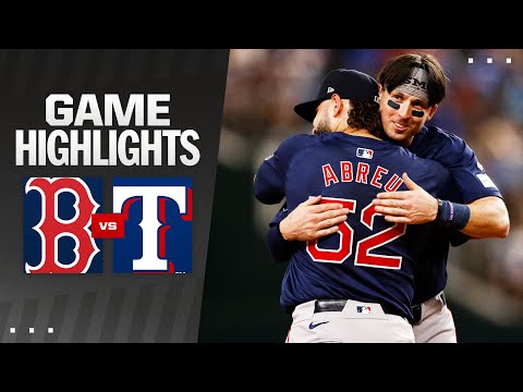 Red Sox vs. Rangers Game Highlights (8/2/24) | MLB Highlights