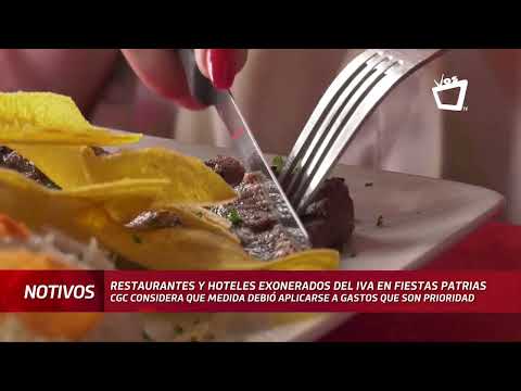 Rosario Murillo anunció la exoneración del IVA en restaurantes y hoteles por fiestas patrias