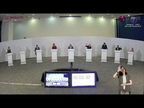 Se llevó a cabo el tercer y último debate entre candidatos a la Gubernatura de SLP.