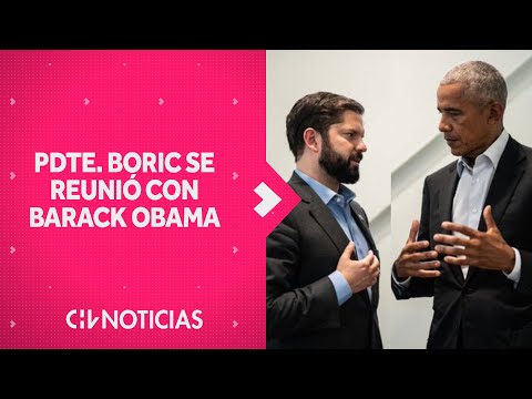 Pdte.Boric tuvo encuentro con Barack Obama: “Compartimos la importancia de fortalecer la democracia”