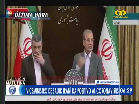 Viceministro de Salud iraní da positivo al coronavirus