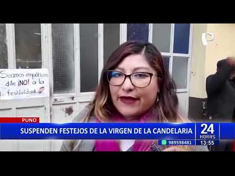 Puno: postergan festividad de Virgen de la Candelaria debido a protestas