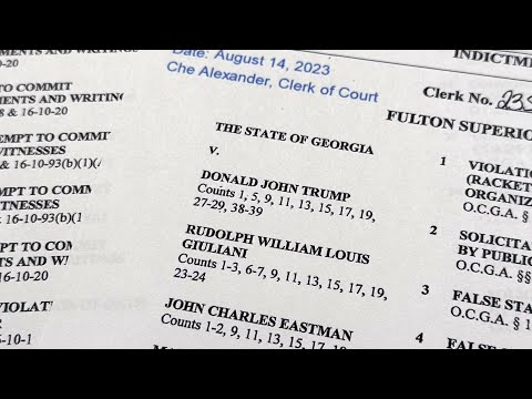97 page Georgia indictment names Trump and 18 allies