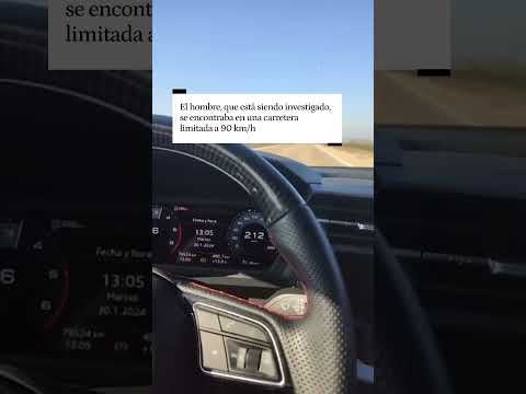 Un conductor de Toledo se graba a 215 km/h y lo sube a las redes sociales