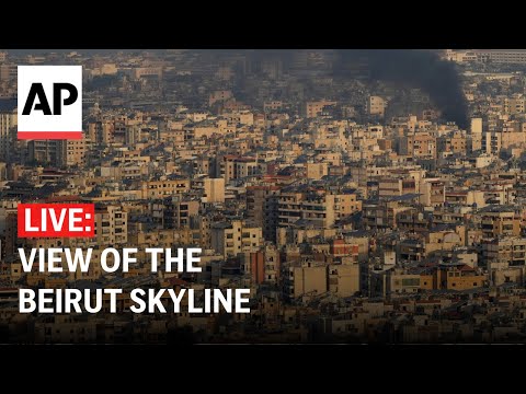 LIVE: View of the Beirut skyline in Lebanon