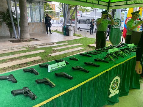 44 armas de fuego fueron decomisadas por la Policía de Barranquilla dentro del Plan Choque 360º