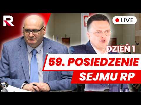 🔴 59 posiedzenie Sejmu RP dzień pierwszy 09.06.2026 - Transmisja na ŻYWO z obrad Sejmu 🔴
