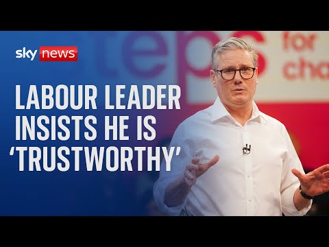Sir Keir Starmer insists he is 'trustworthy' after launching six pledges to voters
