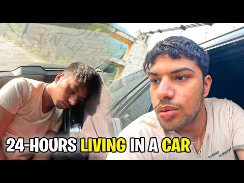 Living In A Car For 24 Hours 🚗😱 | Challenge Gone Wrong In The Mountains 🏔️