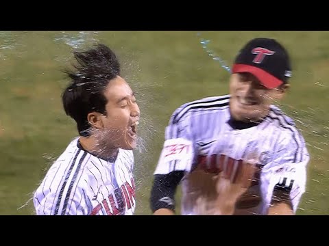 LG 구본혁의 또 물 뿌려줘 끝내기 만루홈런! | 4.6 | 2024 신한 SOL뱅크 KBO 리그 | KBO 모먼트 | 야구 주요장면